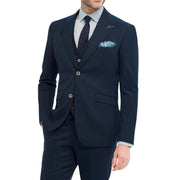 Men's Blazer Navy Sport Coat Tailored Fit Summer Suit Jacket