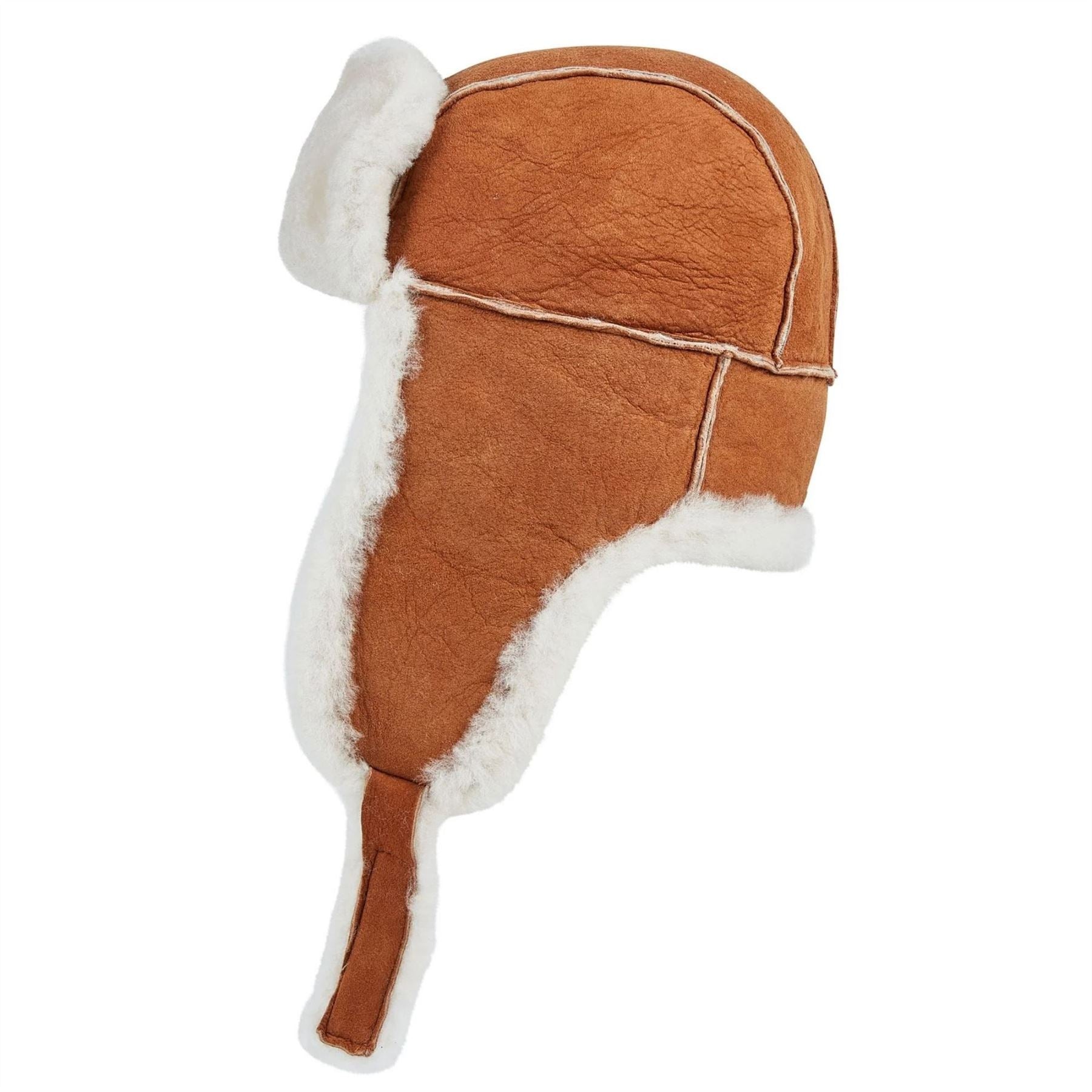 Men's RAF Aviator Suede Sheepskin B-55 Leather Navigator Hat