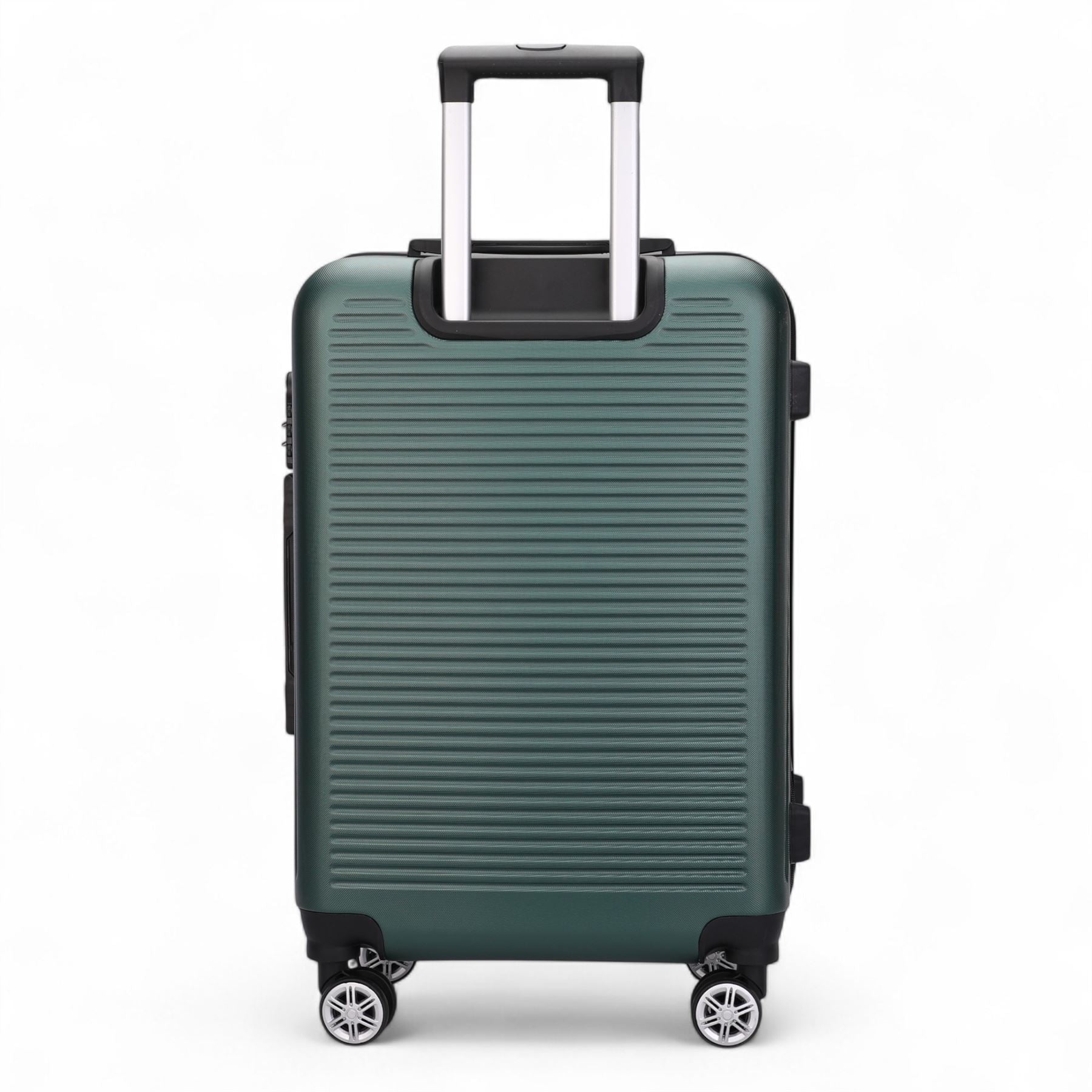 Hard Shell Classic 4-Wheel Luggage Suitcase Set