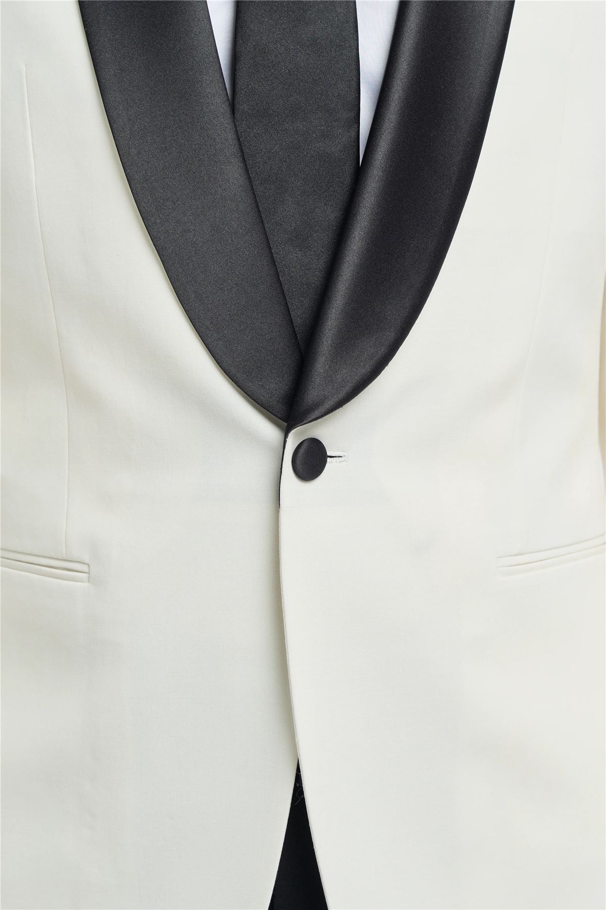 Men's Suit Cream 2 Piece Shawl Collar Tuxedo