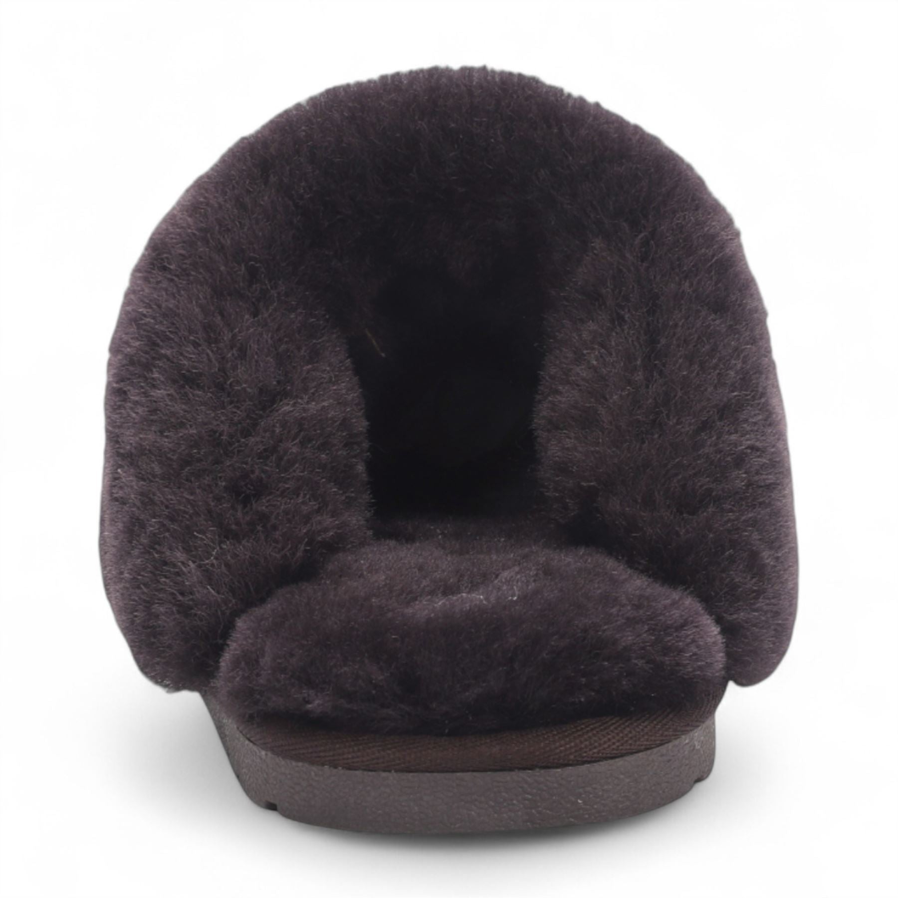 Luna - Women's Sheepskin Suede Mule Slippers