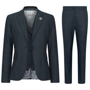 Women's Suit 3 Piece Olive Green Prince Of Wales Check Tailored Fit Business Formal Ladies Dress