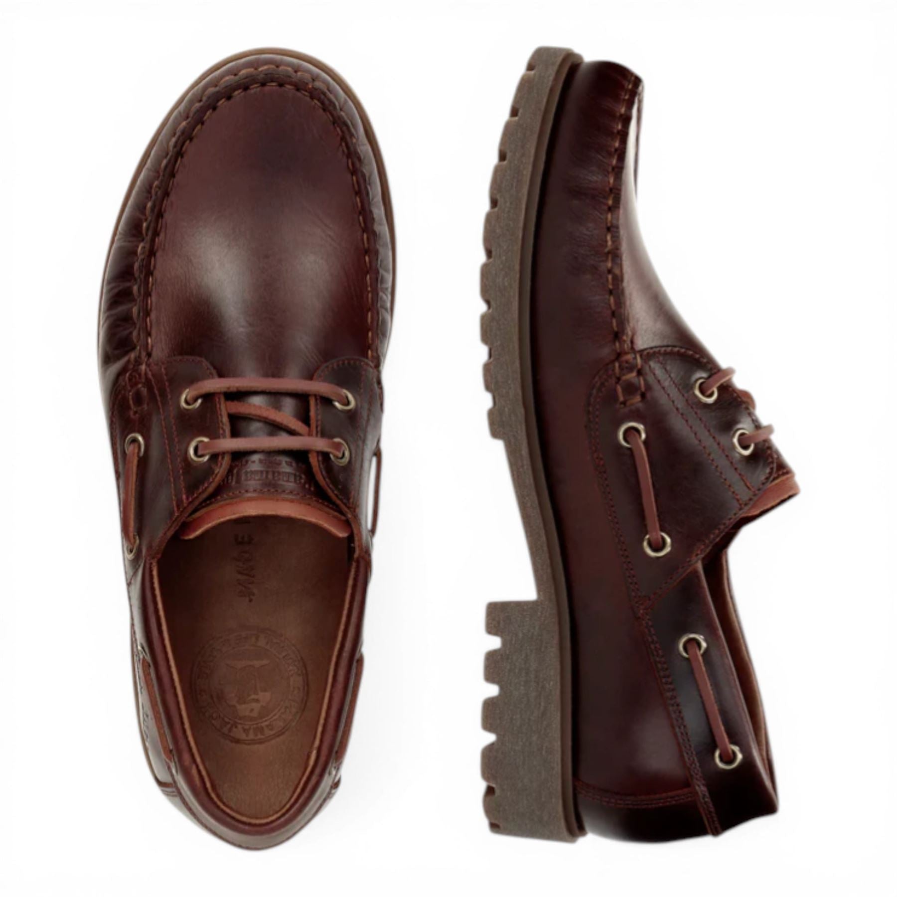 Boat C8 - Men's Waterproof Brown Leather Low-Cut Ankle Boots