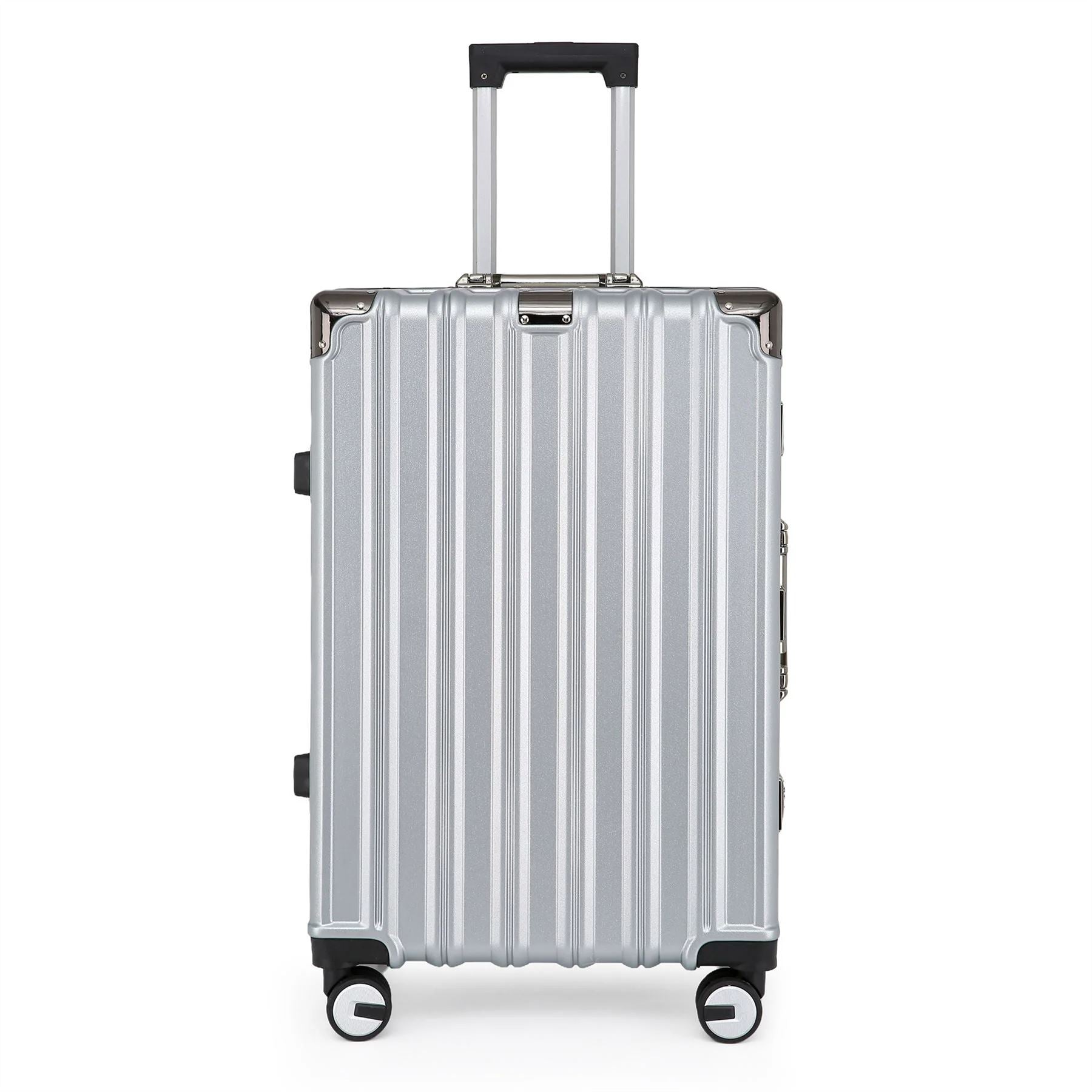 Robust Hard Shell Luggage 8 Wheel Suitcase Set