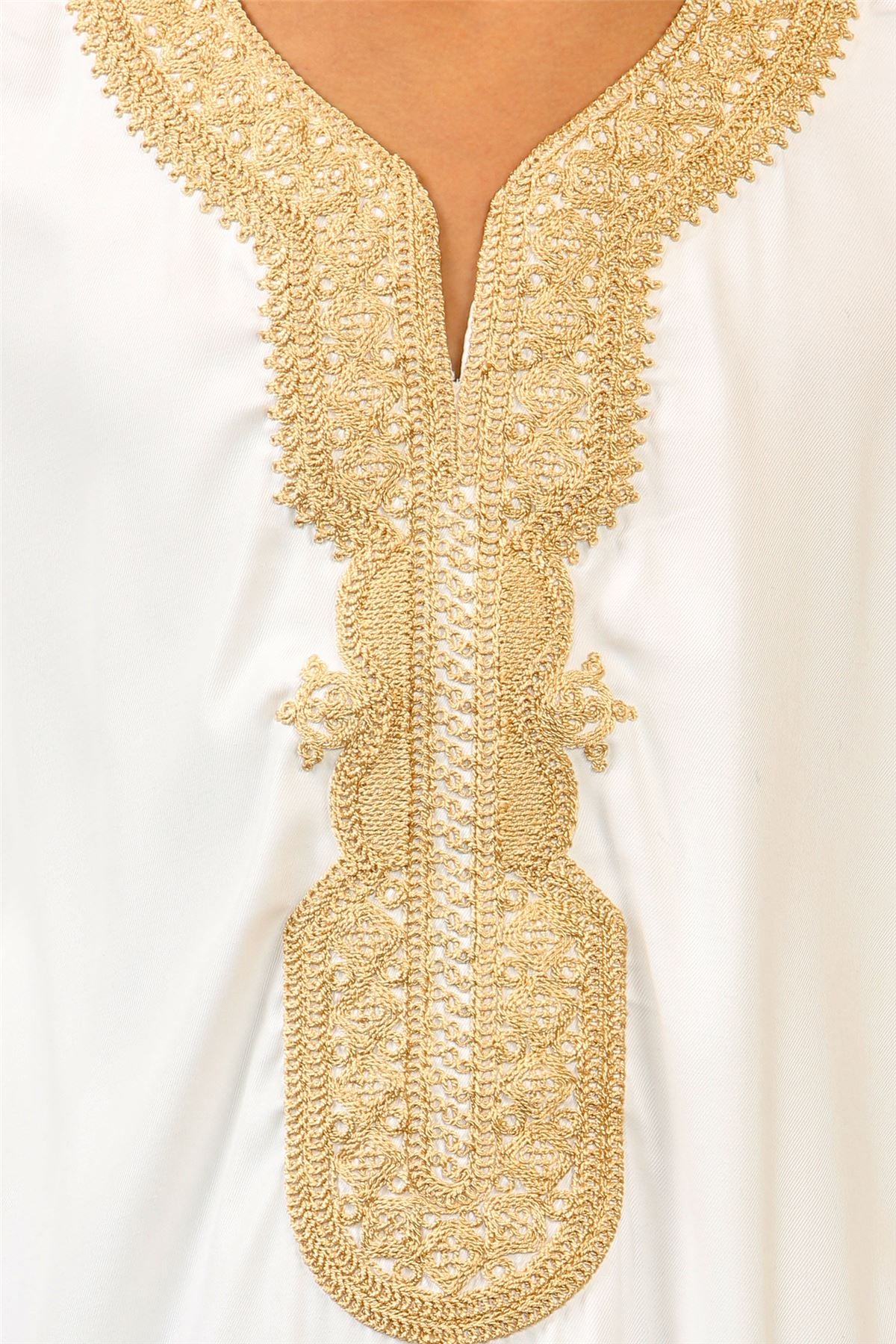 Boys Moroccan Thobe Short Sleeve Gandoura Embroidery Kaftan Jubba