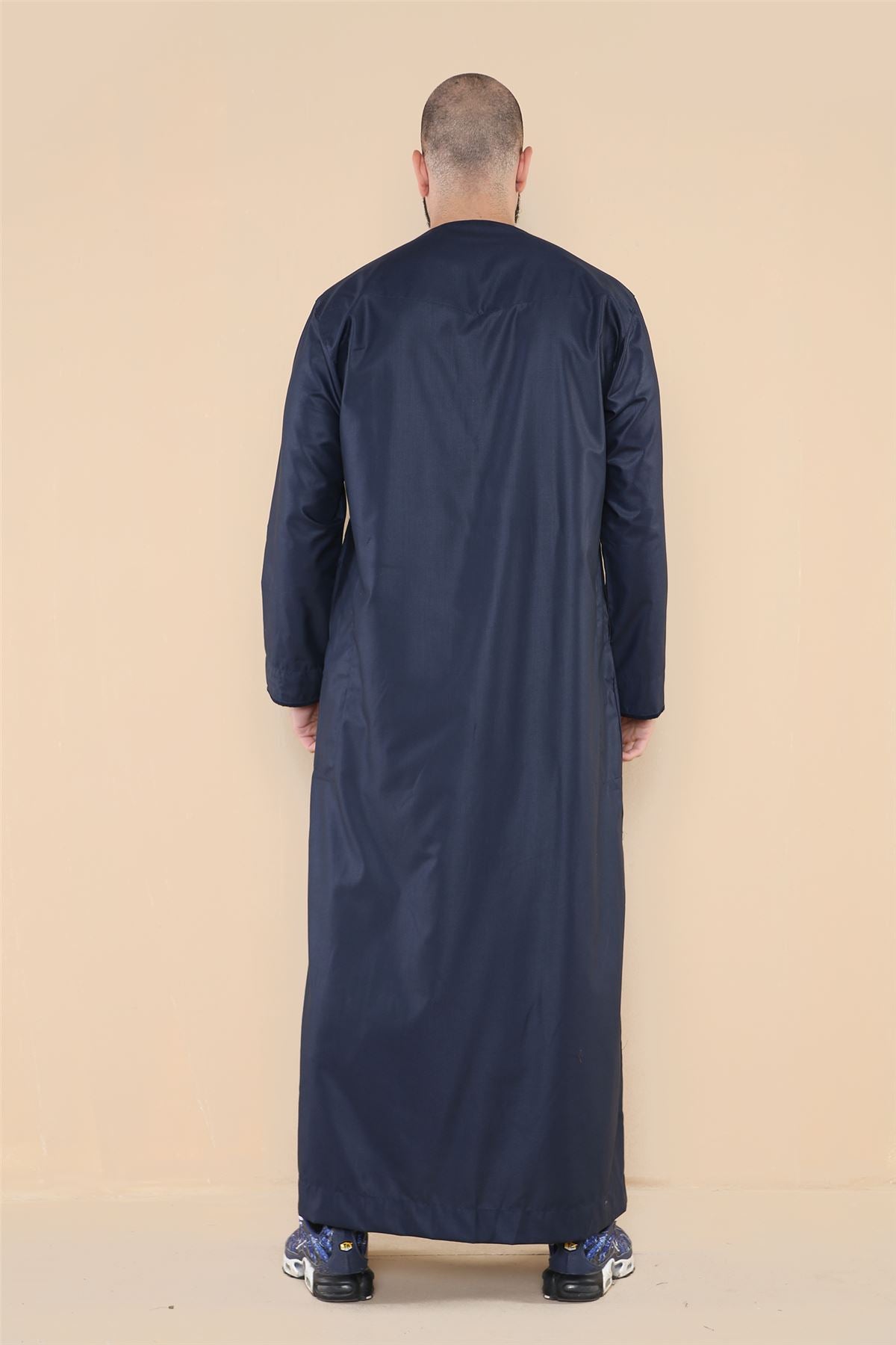 Mens Thobe Jubba Islamic Clothing Muslim Kaftan Emirati Omani Robe Arab Tassel