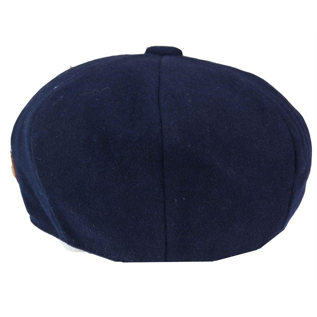 Mens Tweed Newsboy Cap Blinders Baker Boy Flat Grandad Hat 8 Panel Plain - Knighthood Store