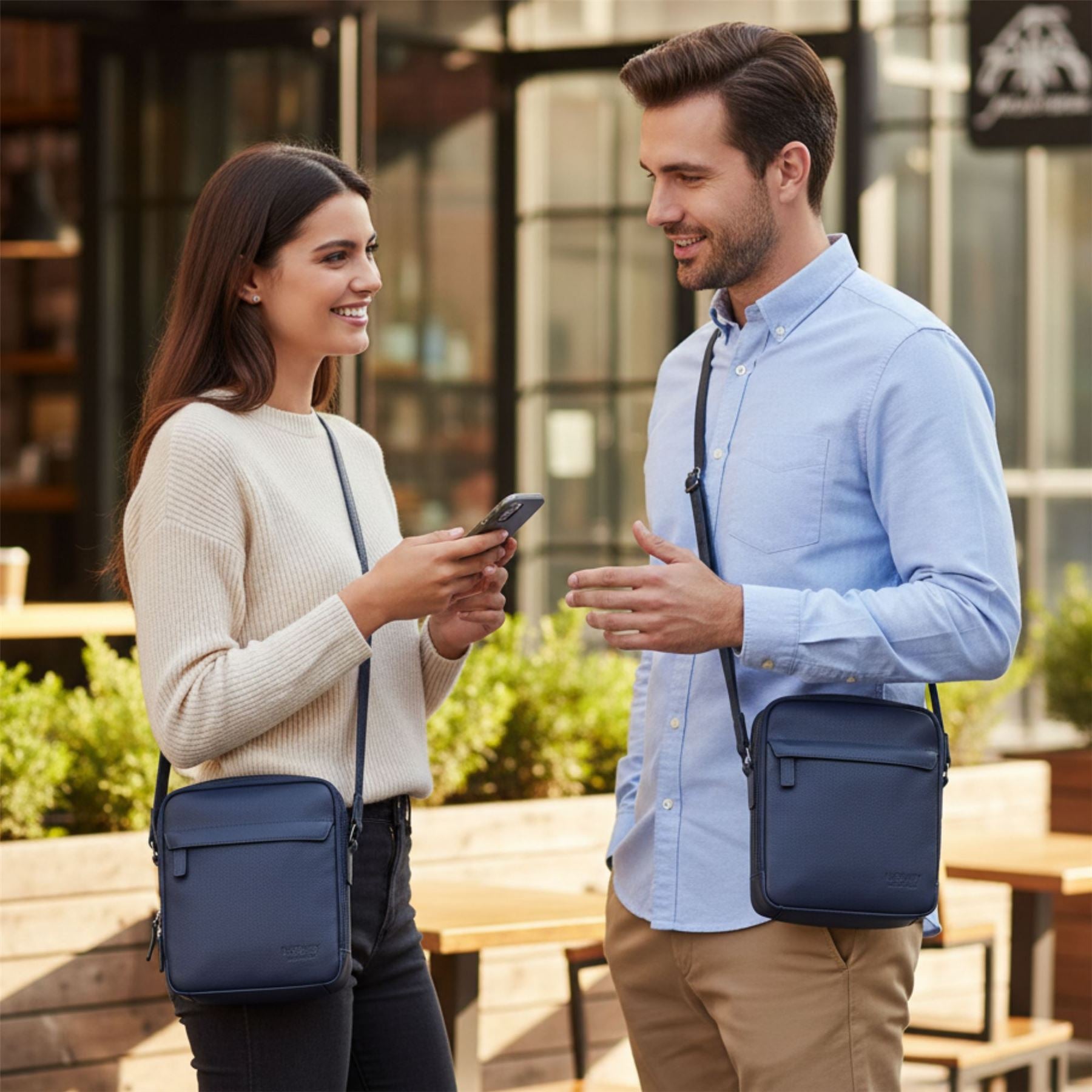 Hawthrone - Genuine Leather Shoulder Messenger Bag