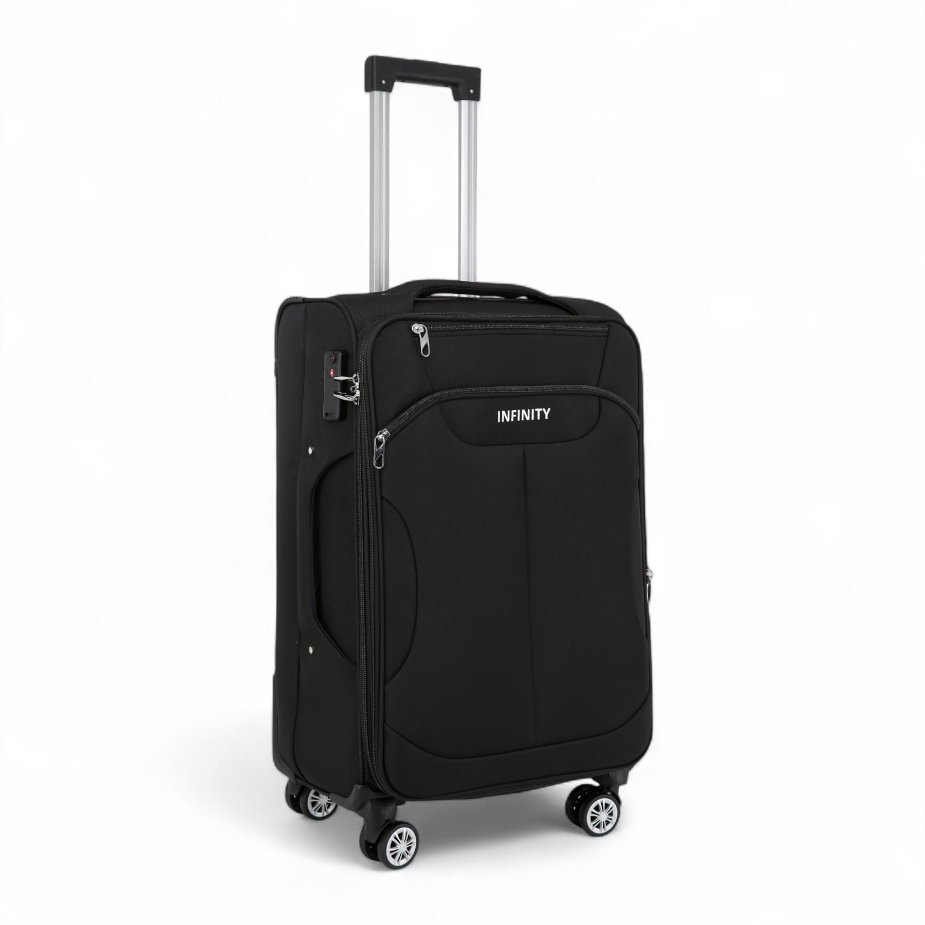 Lightweight Soft Shell Luggage Set Travel Suitcases