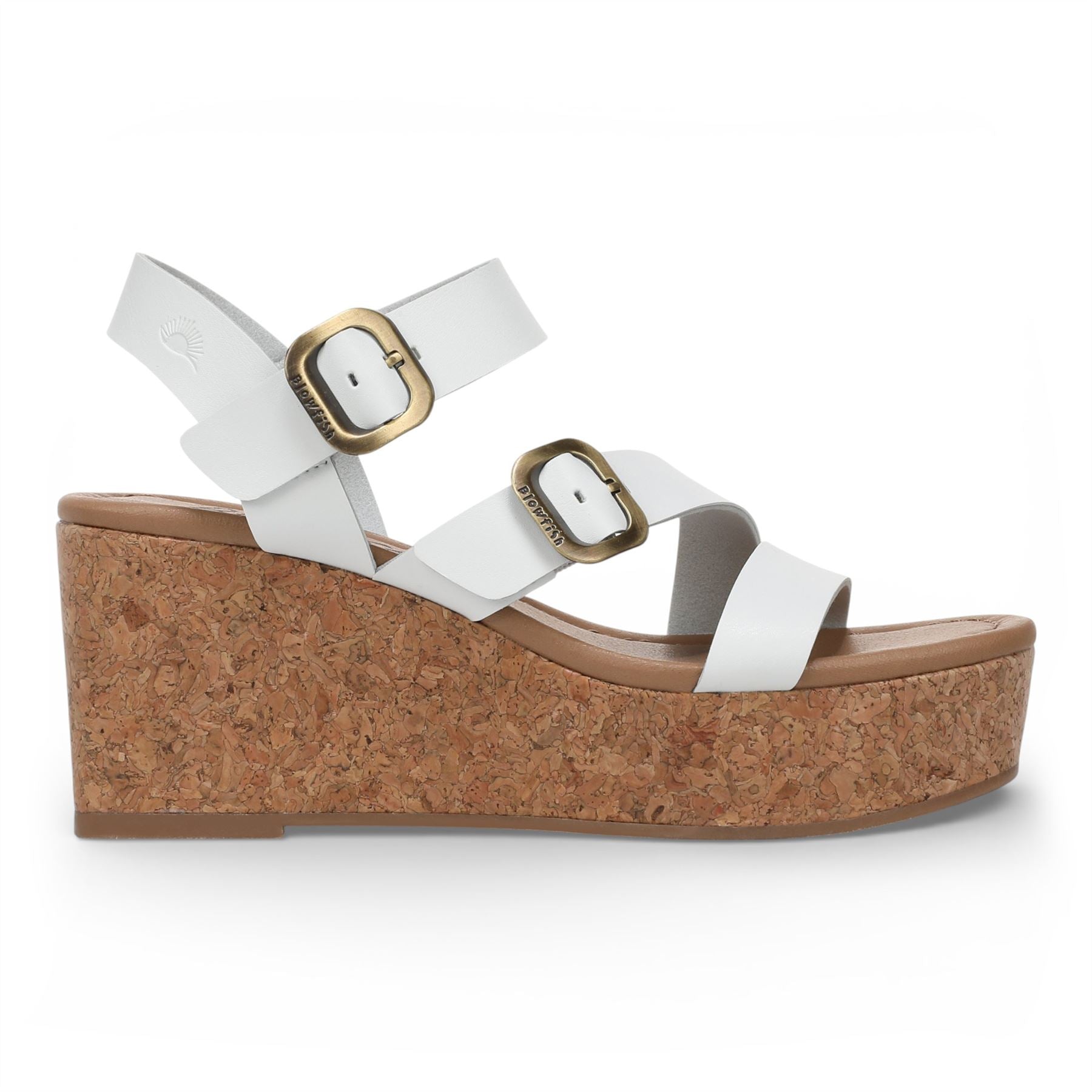 Ali - Women's White Wedge Strappy Espadrille Heel Sandals