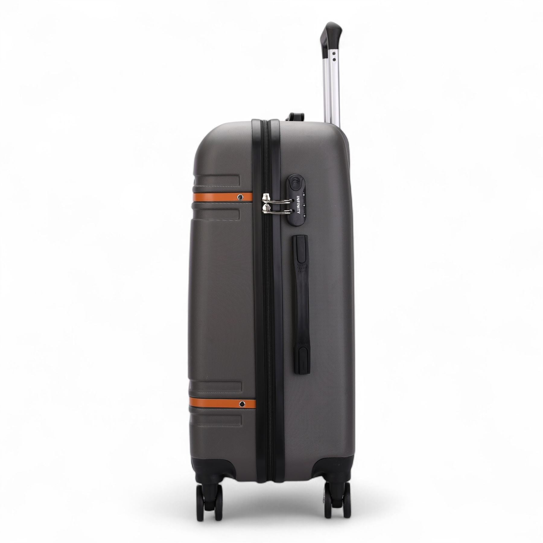 Hard Shell Modern 4-Wheel Luggage Suitcase Set
