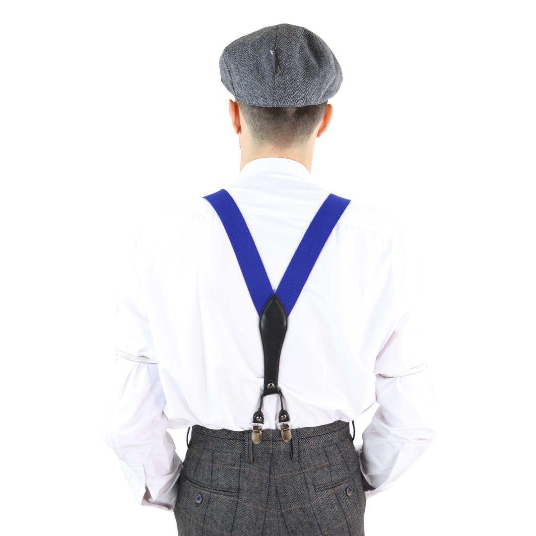 Mens Classic Vintage Retro Trouser Braces Suspenders 1920s Gatsby Blinders - Knighthood Store