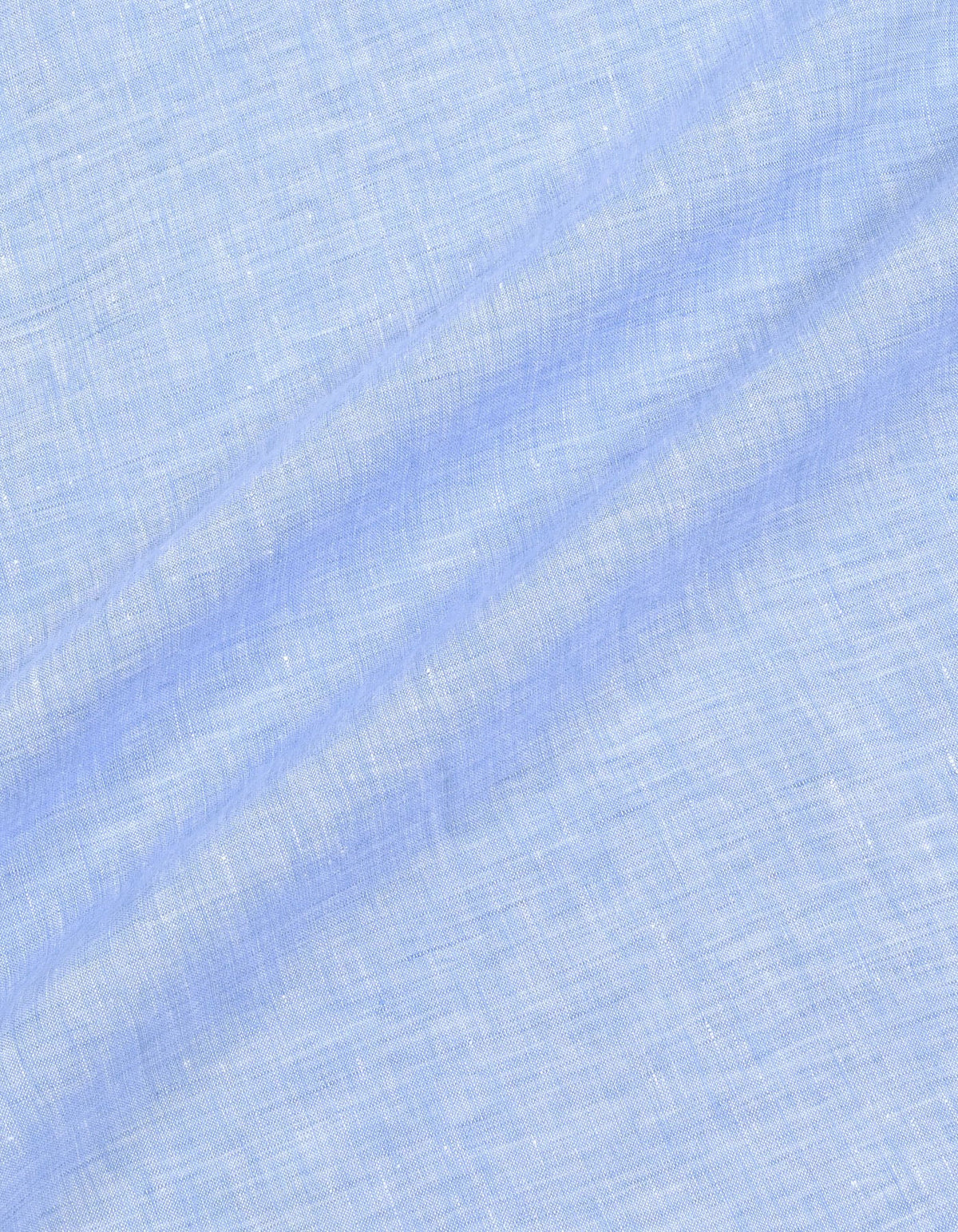 Men's Pure Linen Shirt - Sky Blue