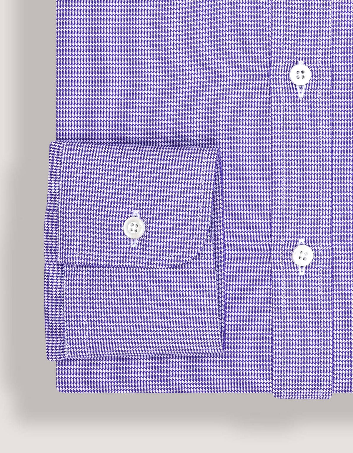 Men's Purple And White Checkered Shirt