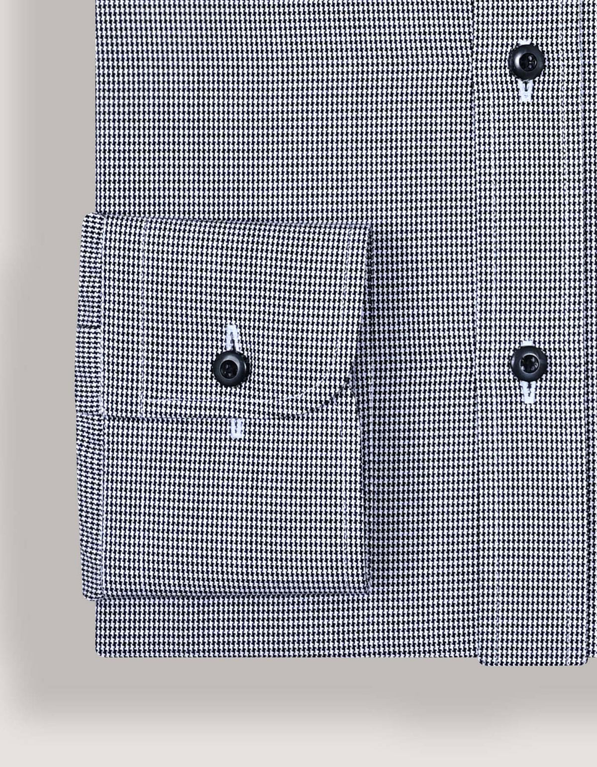 Men's Black And White Checkered Shirt