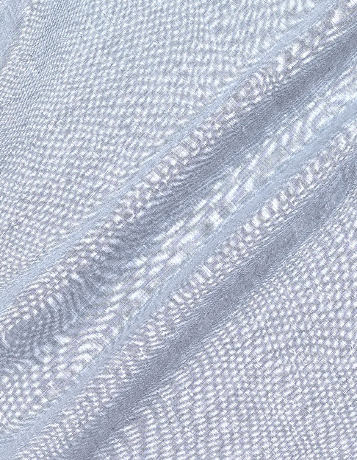 Men's Pure Linen Shirt - Light Grey