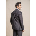 Mens Dark Grey 3 Piece Classic Suit Tailored Fit - Knighthood Store