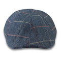 Men's Duckbill Cap Wool Blend Tweed Herringbone Check Gatsby Peaked Ivy 6 Panel Hat - Knighthood Store