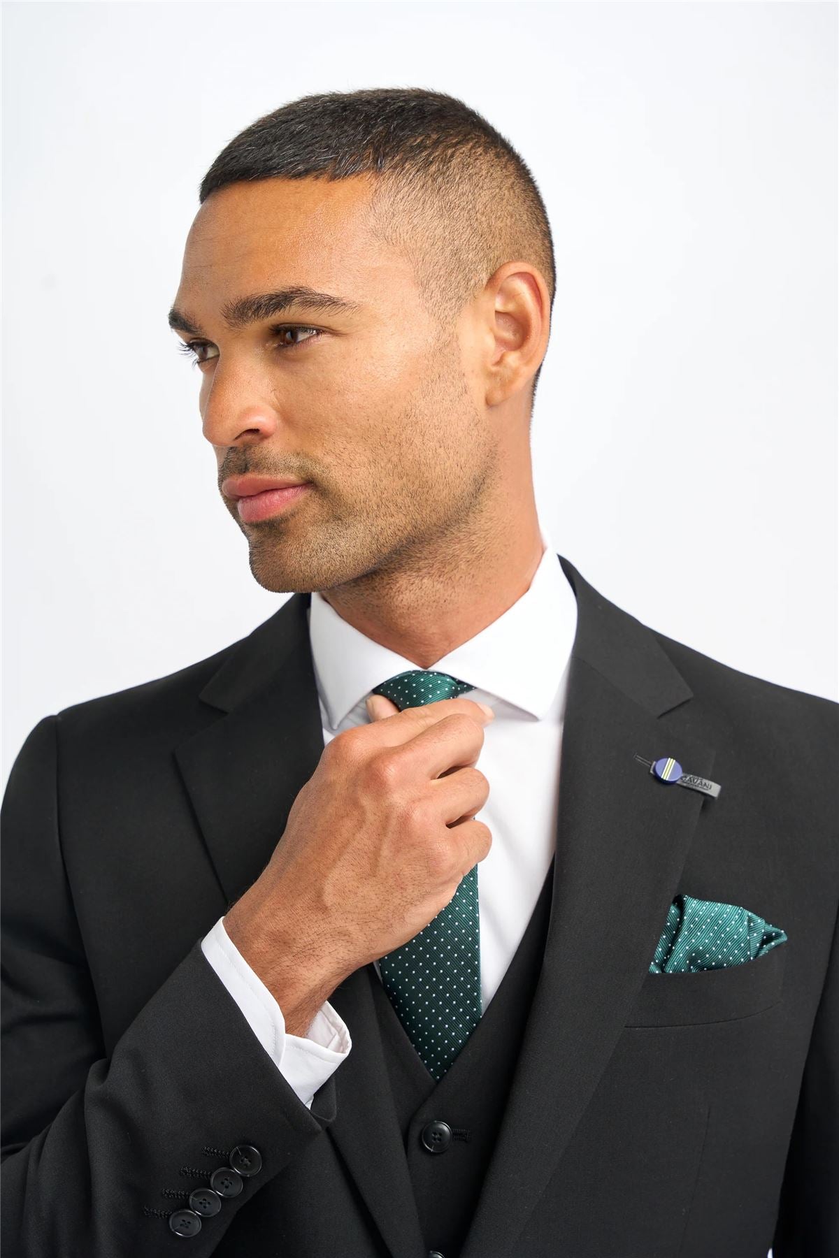 Men's Blazer Black Tailored Fit Formal Suit Jackets