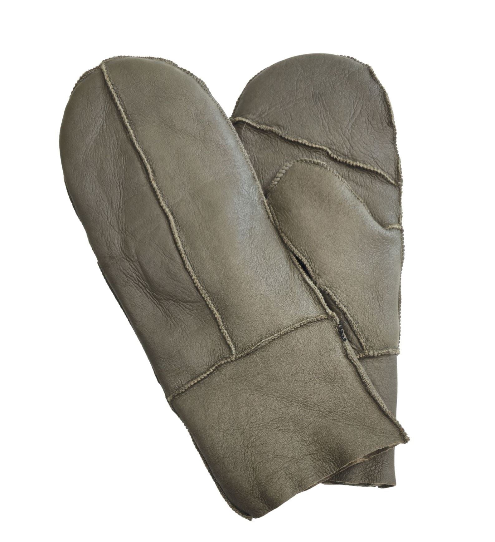 Women’s Premium Leather Shearling Wool Lining Gloves