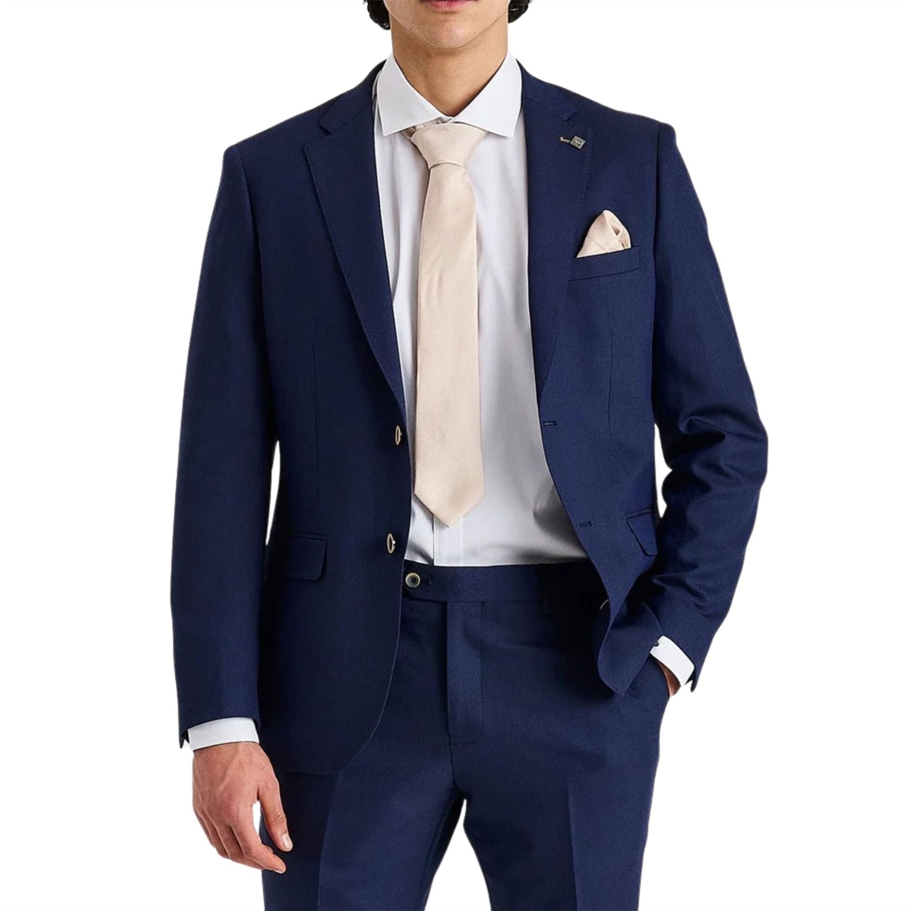 Belmont - Men's Navy Tailored Fit Blazer