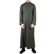 TT-005 - Men's Saudi Emirati Thobe Arab Nehru High Collar