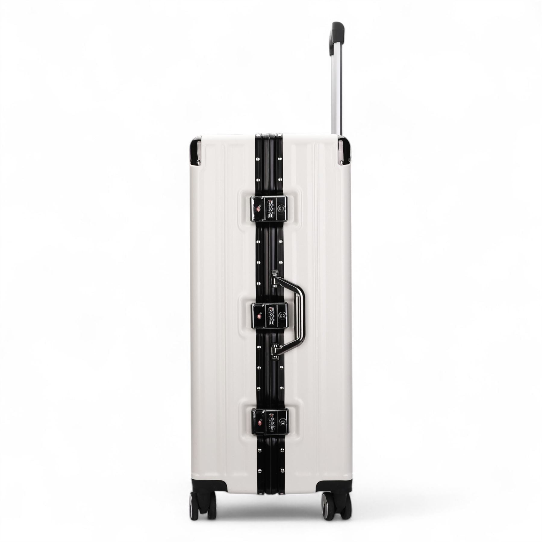 Robust Hard Shell Luggage 8 Wheel Suitcase Set