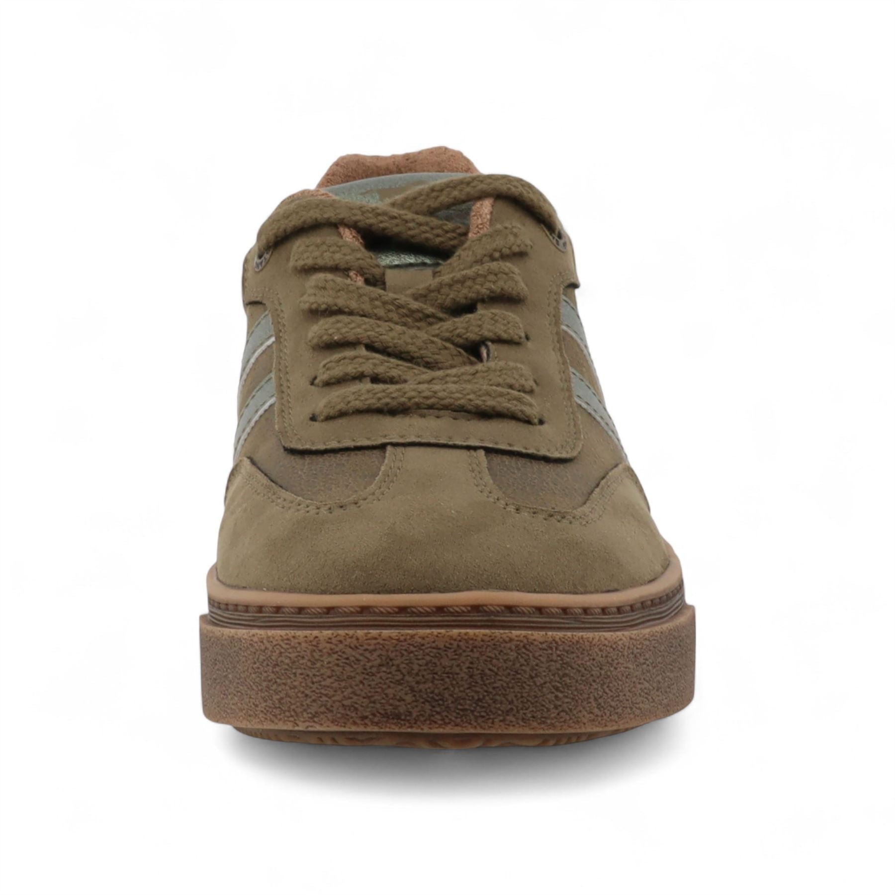 Women's Olive Green Street Platform Sneakers Shoes