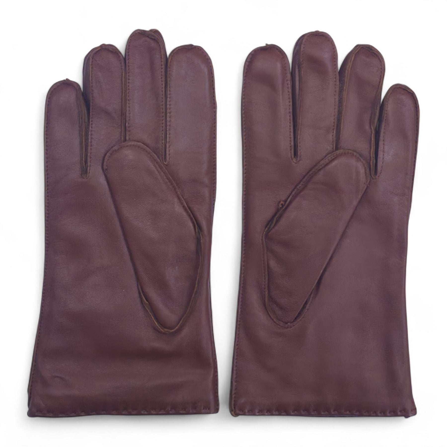 Men's Leather Wool Lined Gloves