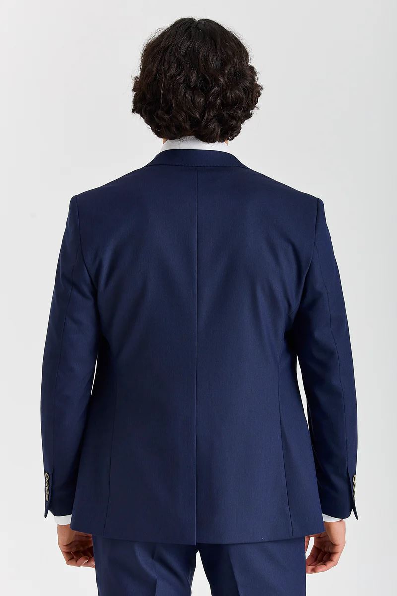 Belmont - Men's Navy Tailored Fit Blazer