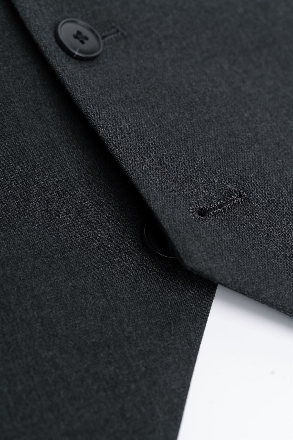 Malibu - Men's Charcoal Textured Waistcoat