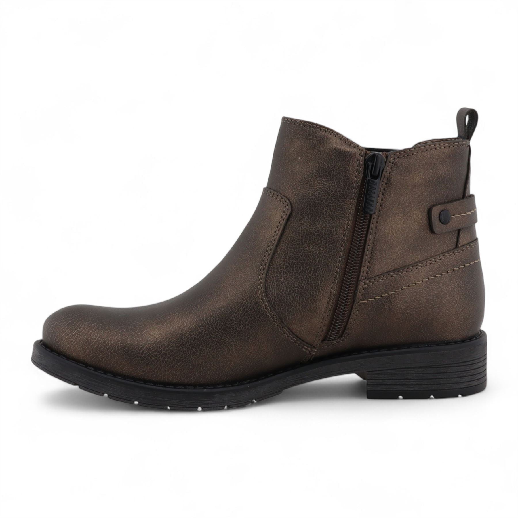 Women's Golden Brown Chelsea Ankle Boots