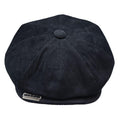 Mens 8 Panel Razor Baker Boy Hat Corduroy Blinders Newsboy Flat Caps Black Classic - Knighthood Store