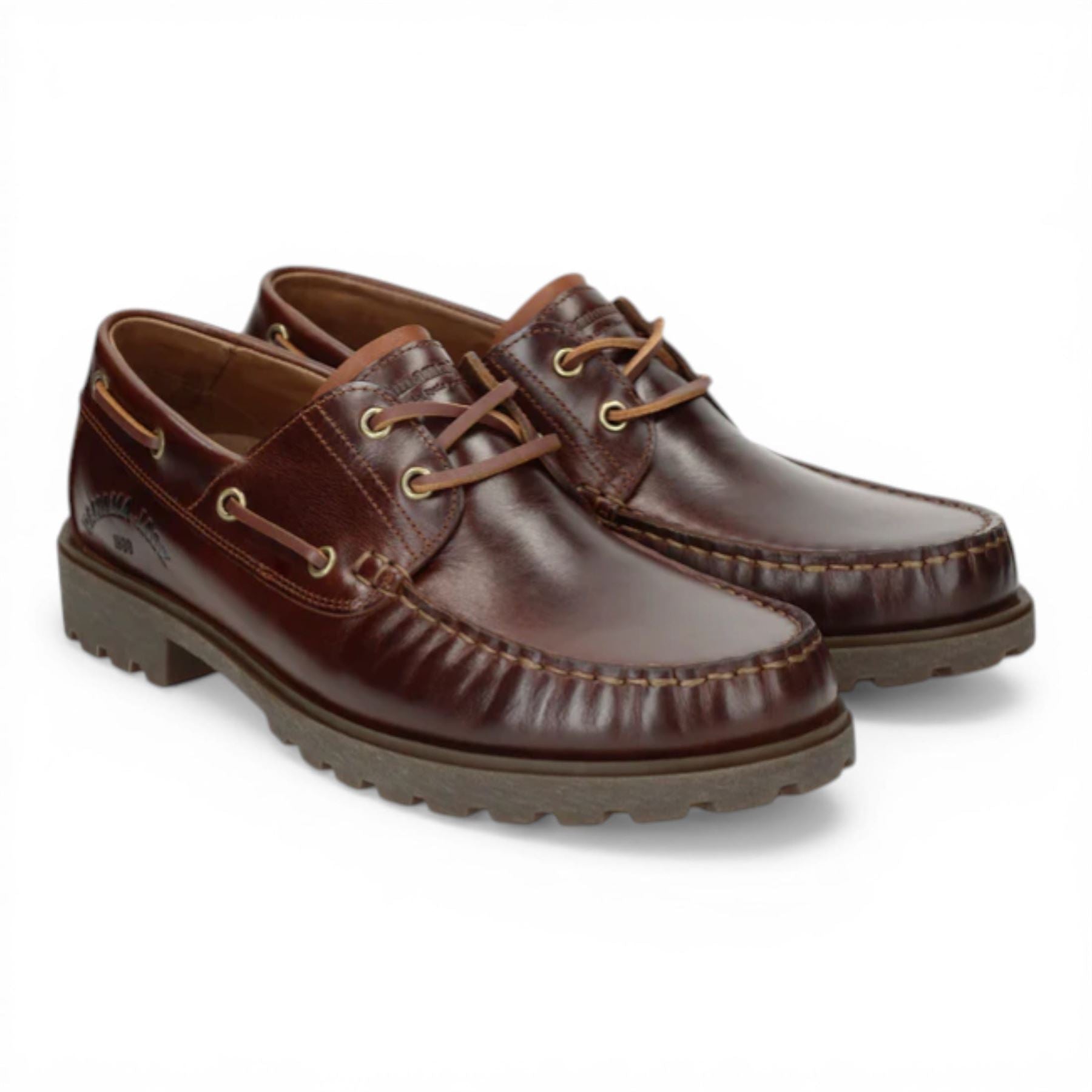 Boat C8 - Men's Waterproof Brown Leather Low-Cut Ankle Boots
