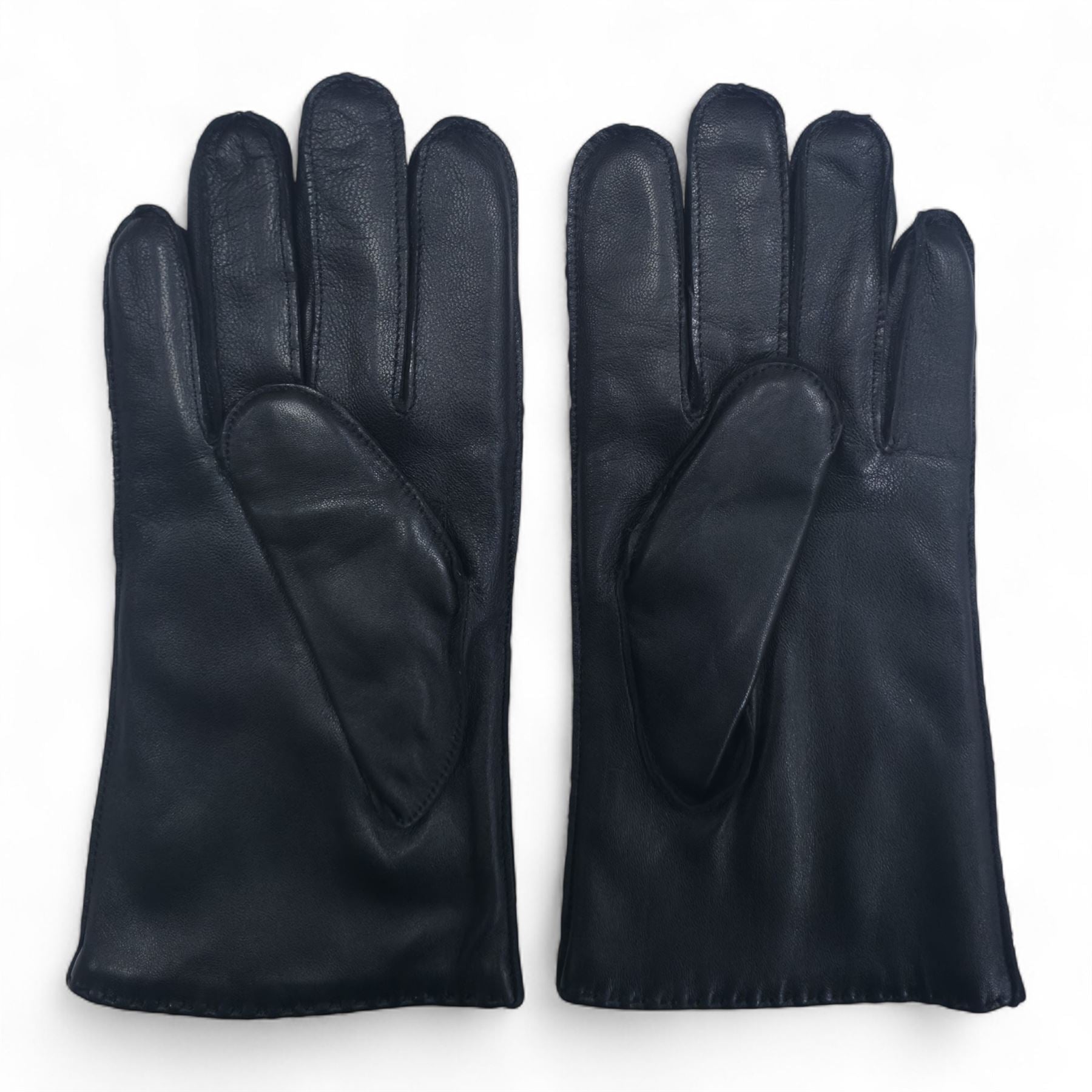 Men's Leather Wool Lined Gloves