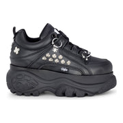 1339-14 PUNK - Women's Black Platform Studded Sneakers