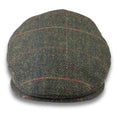 Men's Flat Cap Wool Blend Tweed Herringbone Check Gatsby Ivy Del Boy Newsboy Hat - Knighthood Store