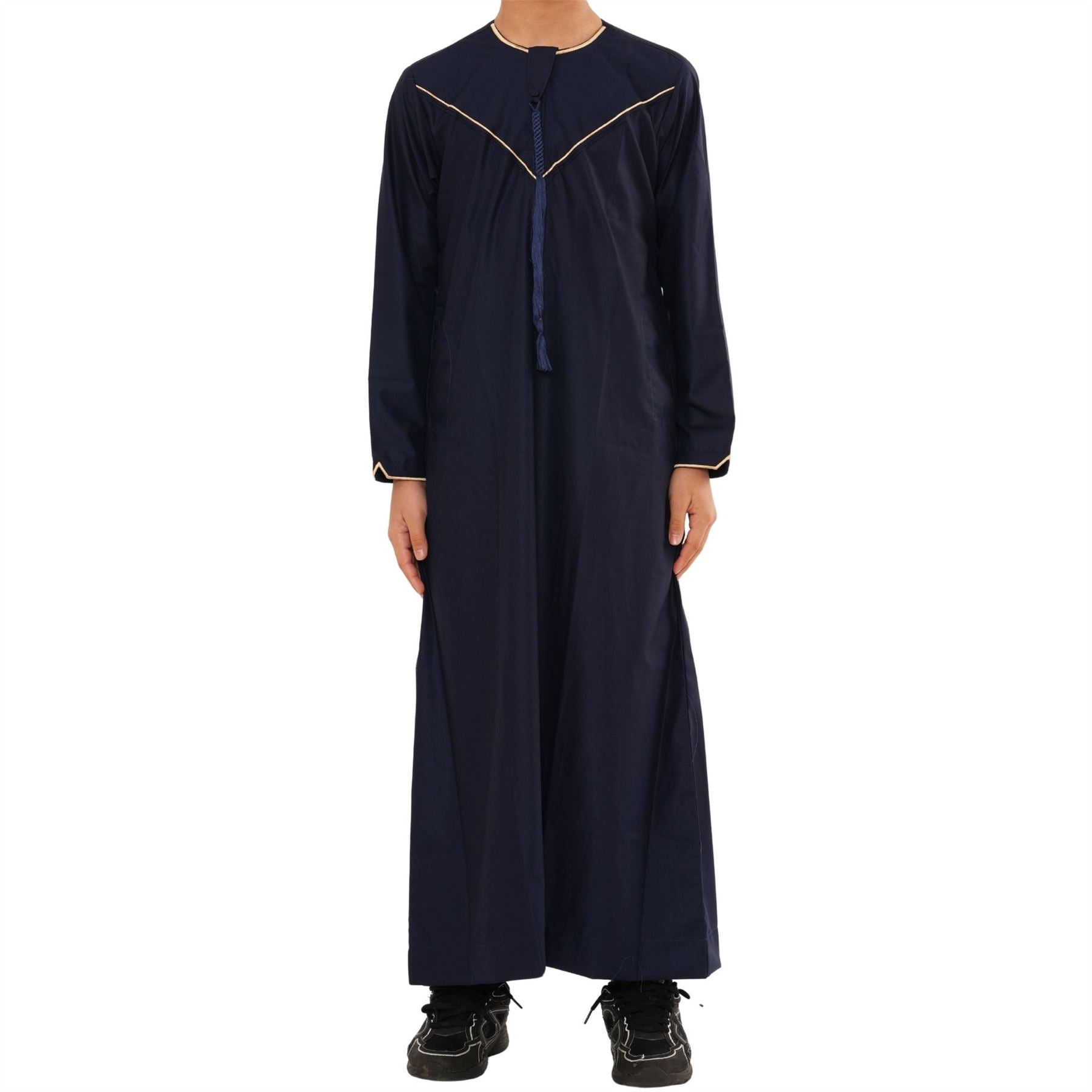 TT-007 - Boy's Emirati Omani Gold Embroidery Thobe