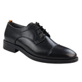 Mens Laced Oxford Shoes Real Leather Black Brown Smart Casual Formal Dress Classic - Knighthood Store