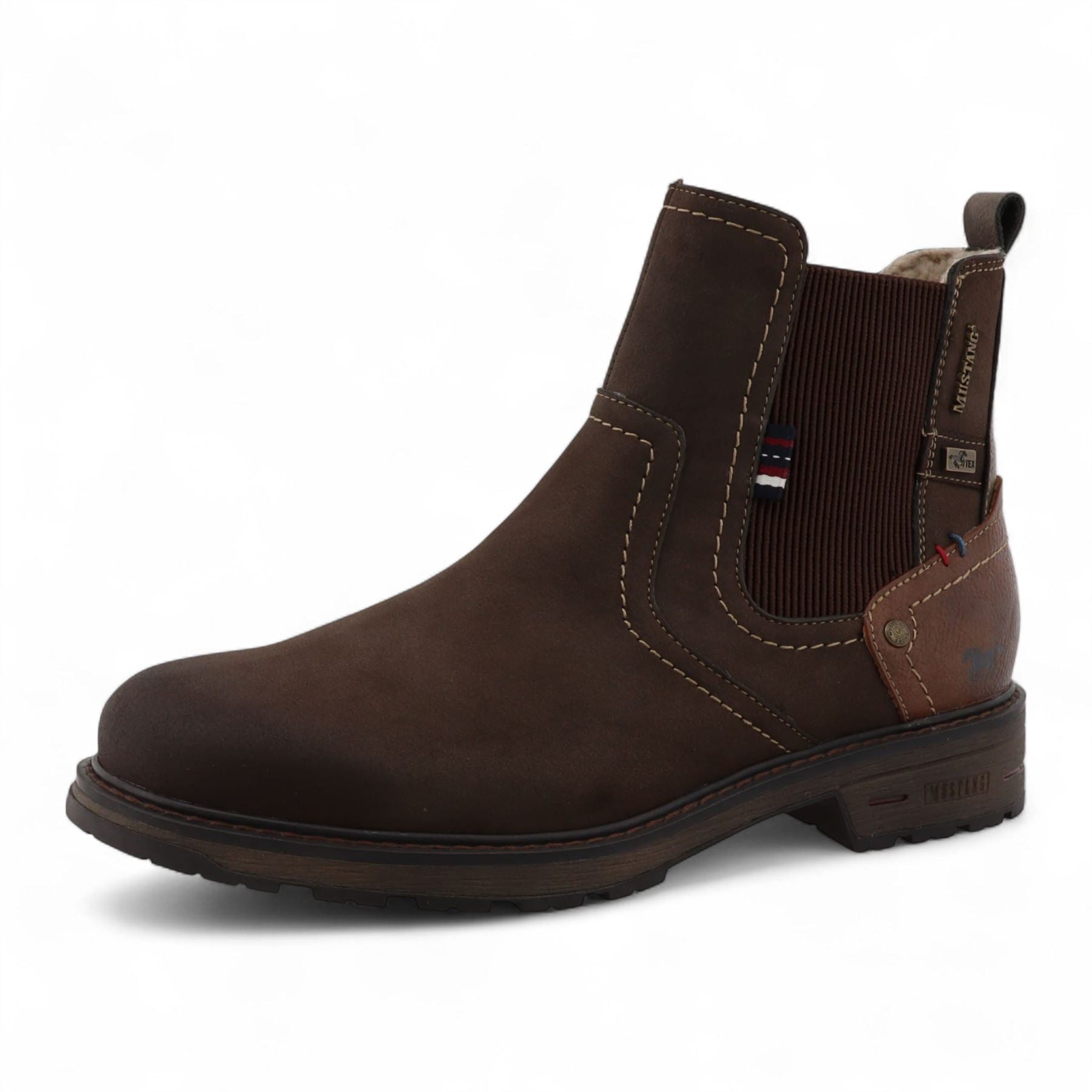 Men's Mokka Brown Water-Resistant Chelsea Ankle Boots