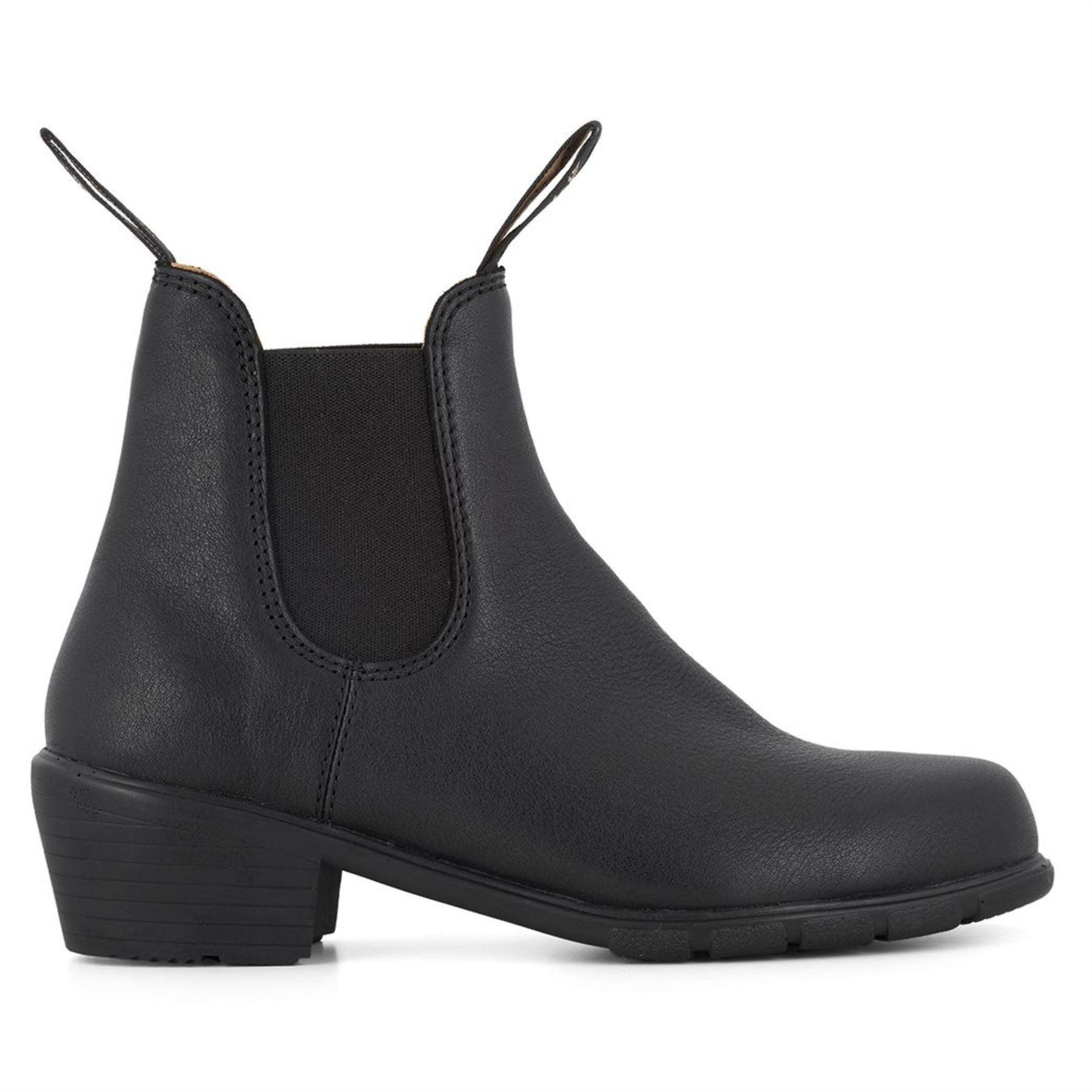 Blundstone 1671 Womens Black Leather Chelsea Boots Elasticated Ankle Classic - Knighthood Store