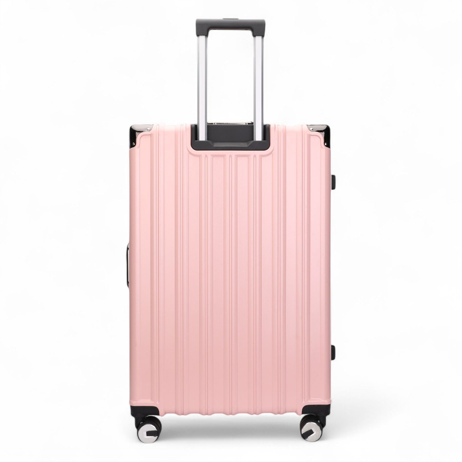 Robust Hard Shell Luggage 8 Wheel Suitcase Set