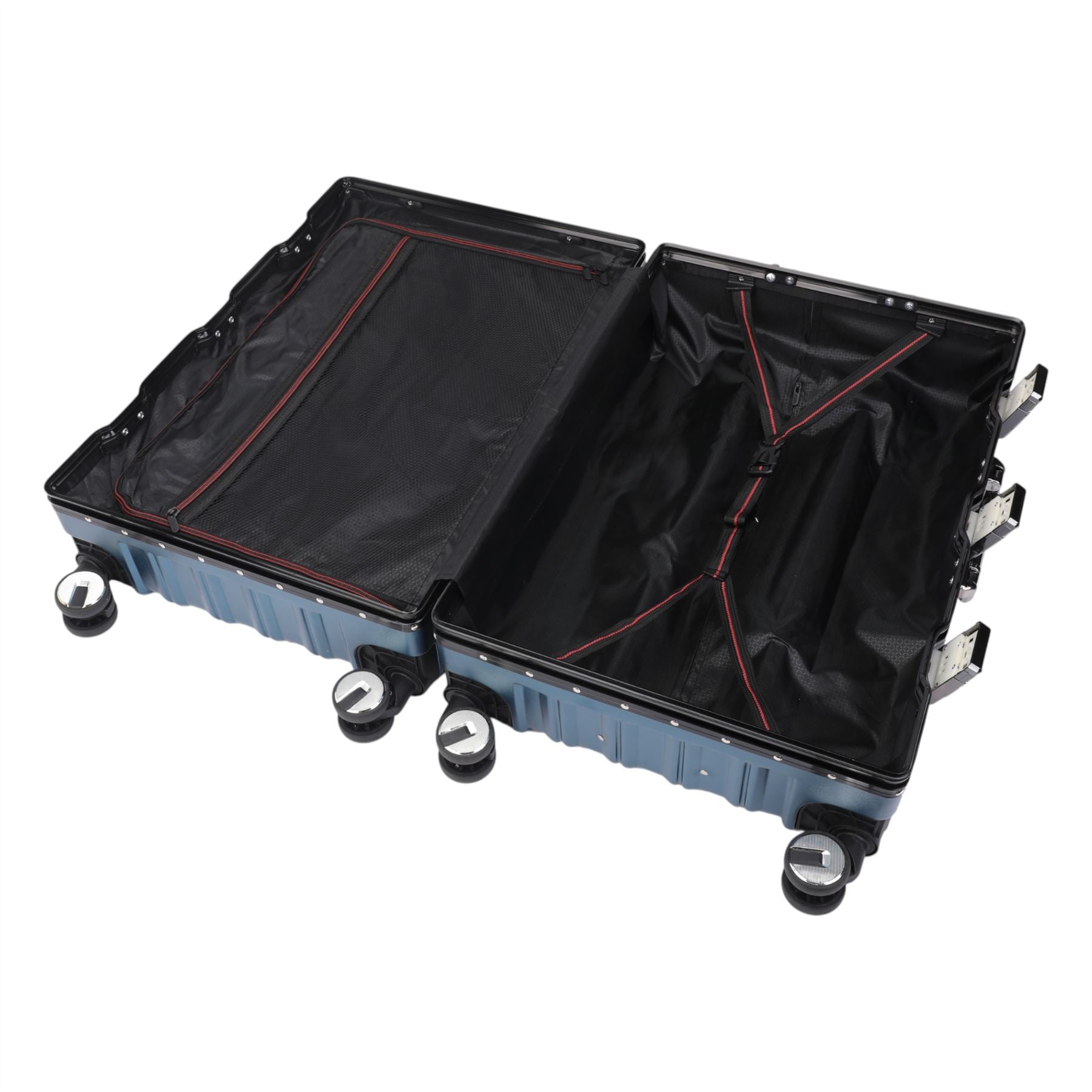 Robust Hard Shell Luggage 8 Wheel Suitcase Set