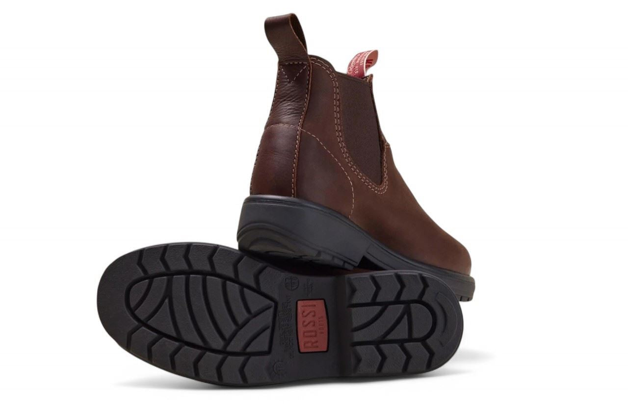 Endura 303 - Redwood Brown Leather Chelsea Boots