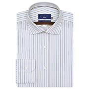 Men's Striped Twill Dress Shirt – Fawn