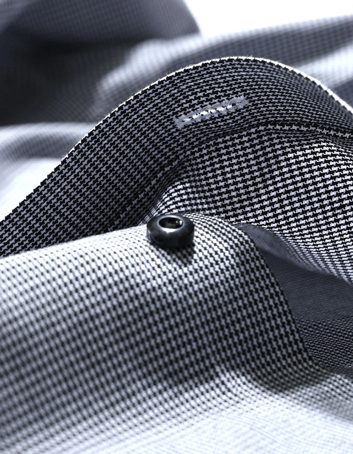 Men's Black And White Checkered Shirt