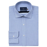 Men's Easy Care Formal Check Shirt – Light Blue