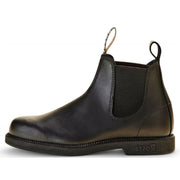 Booma 607 - Black Leather Chelsea Boots