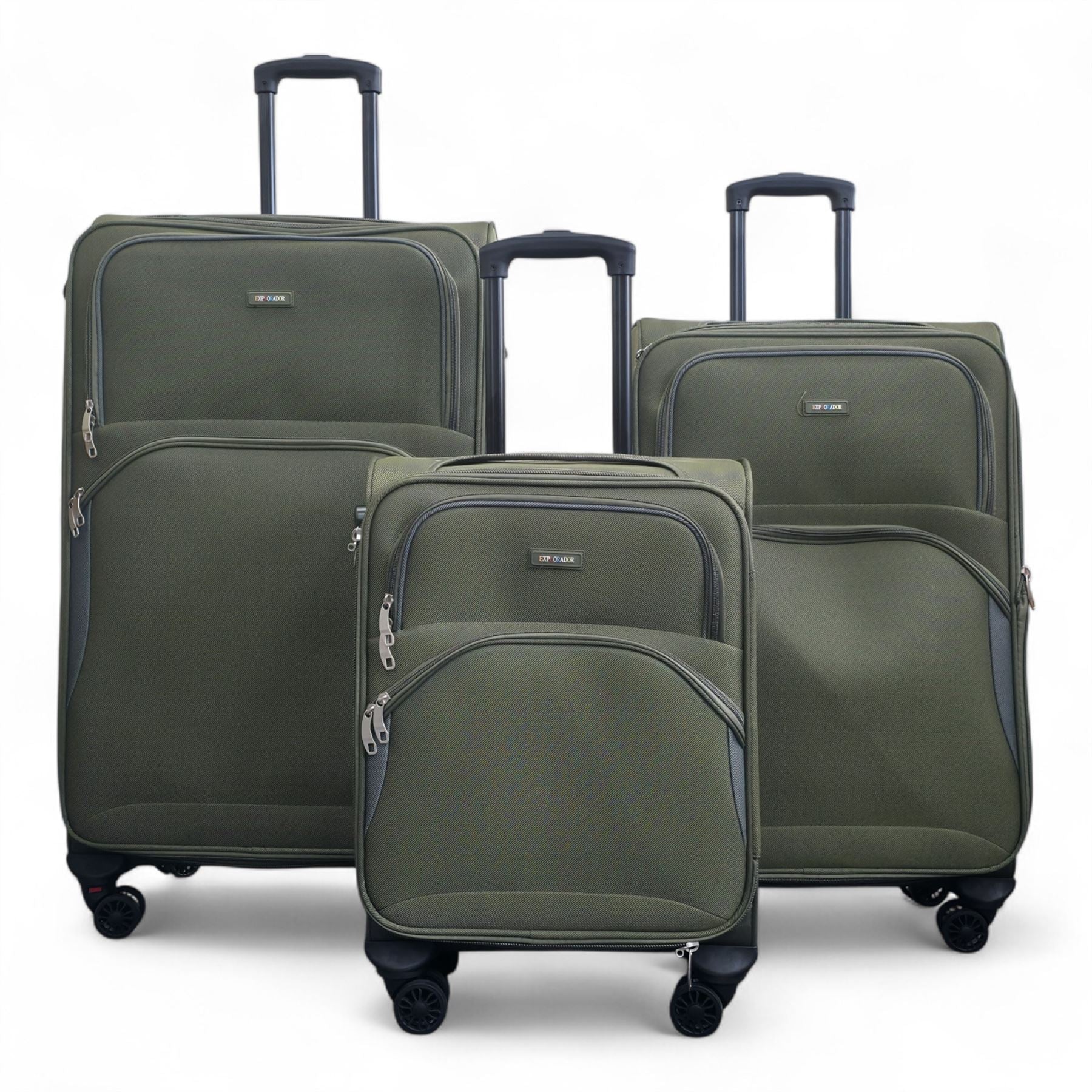 Lightweight Softshell Expandable Suitcase Travel Bag Set