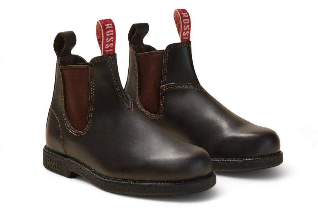 Booma 607 - Brown Leather Chelsea Boots